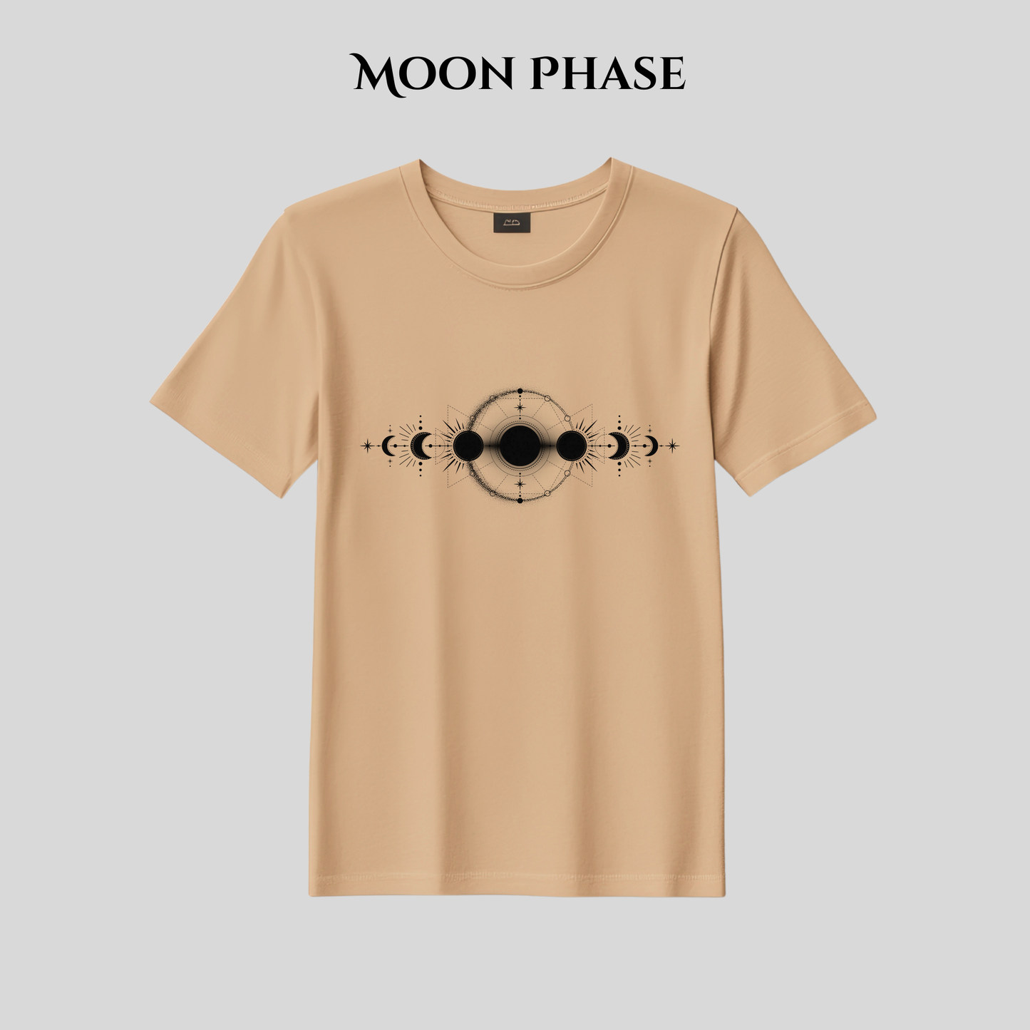 Moon Phase T-Shirt | Celestial Astrology Tee | Aesthetic T Shirt for Men & Women | Made in Pakistan