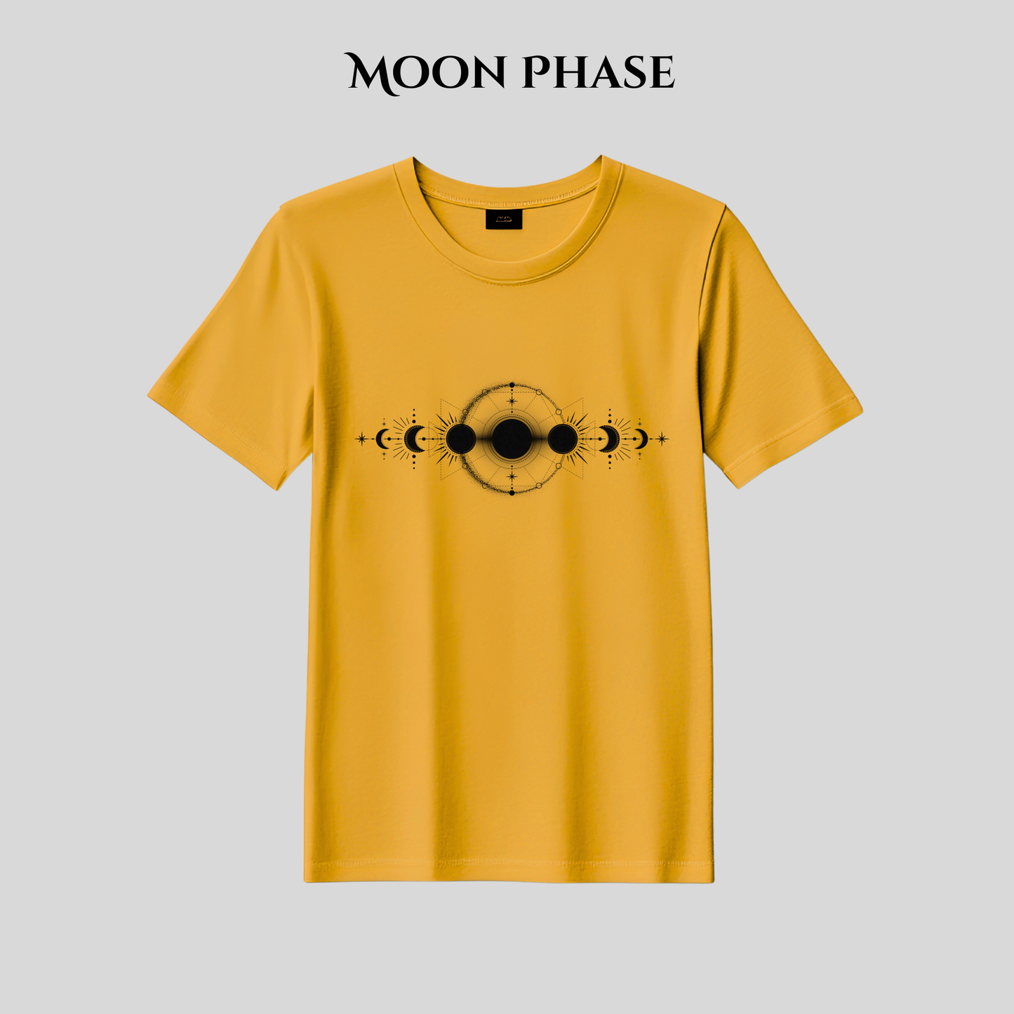 Moon Phase T-Shirt | Celestial Astrology Tee | Aesthetic T Shirt for Men & Women | Made in Pakistan